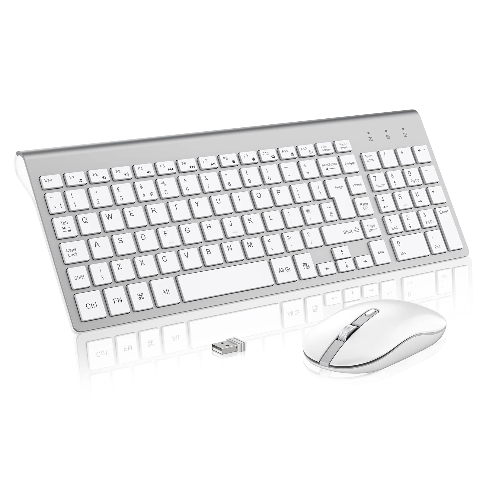 Wireless Keyboard Mouse Combo - UK Wireless