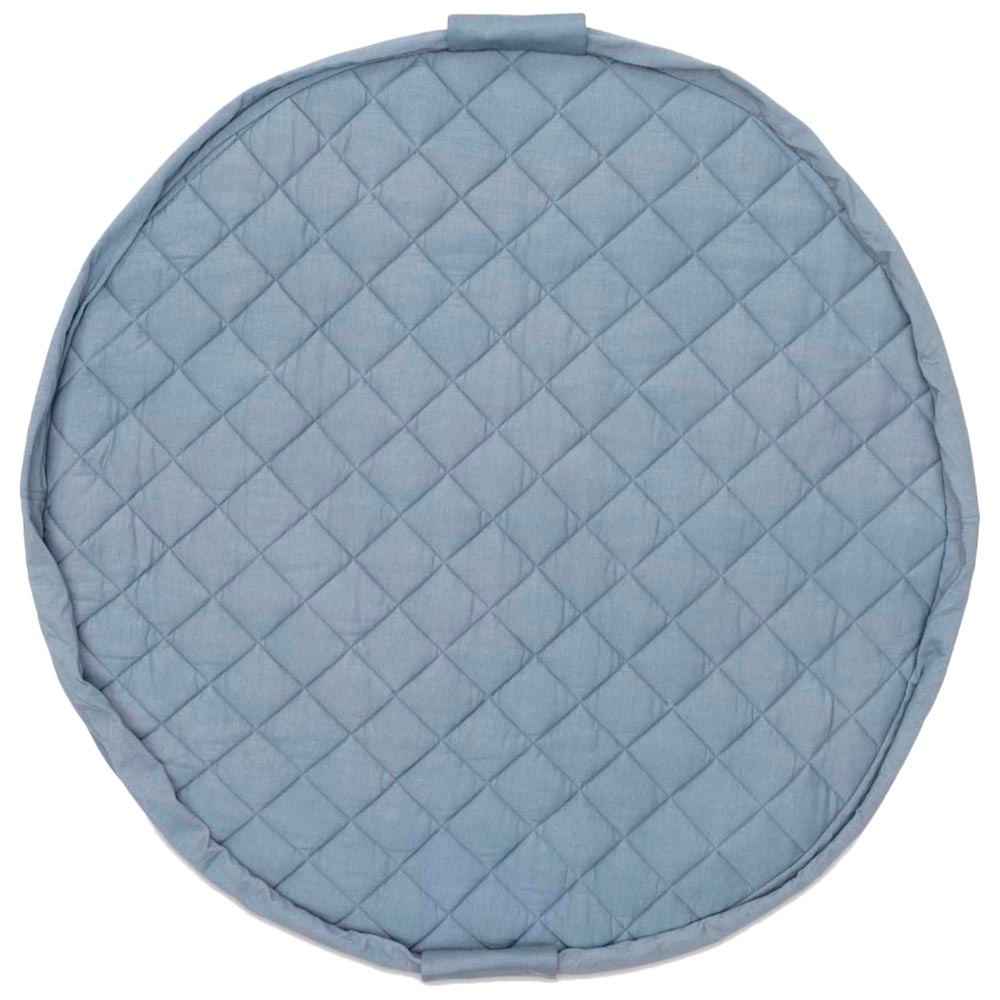 Play&Go Playmat & Storage Bag - Organic Dusty Blue 6 months