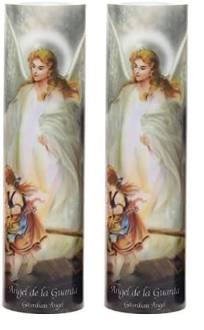 CKK Home Decor The Saints Collection Guardian Angel - Battery operated Cool white Pack