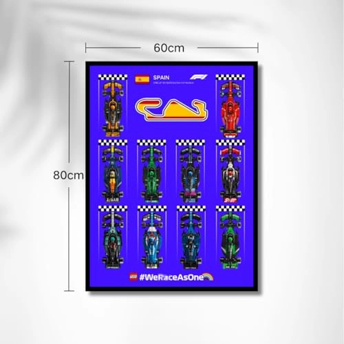 Display Wallboard Wall Mount for LEGO 77242 77243 77244 77245 77249 77250 77251 - 60X80cm