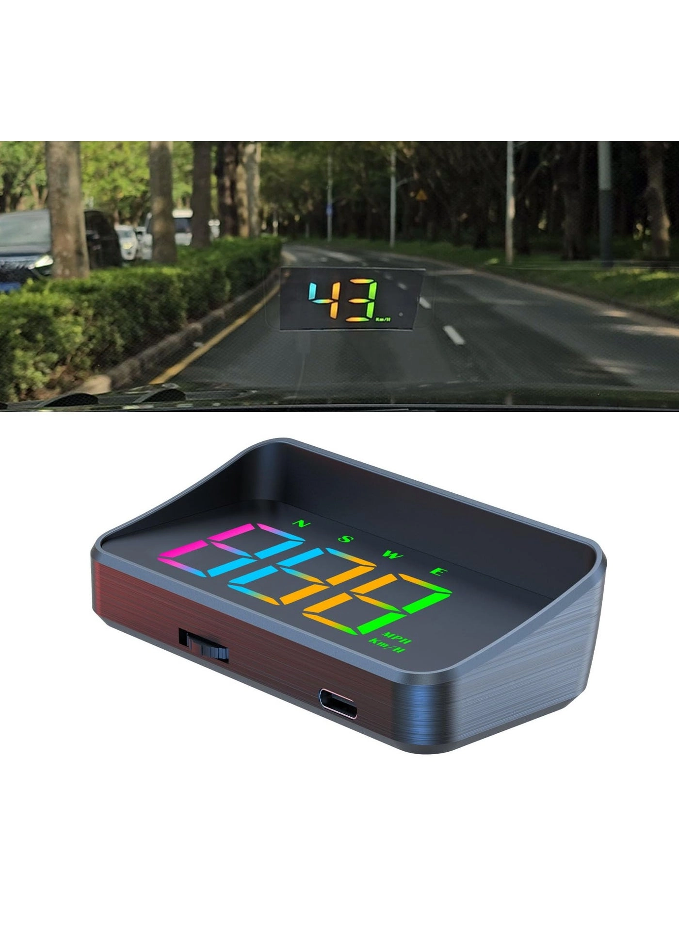 HUD Head Up Display - GPS Speed Meter
