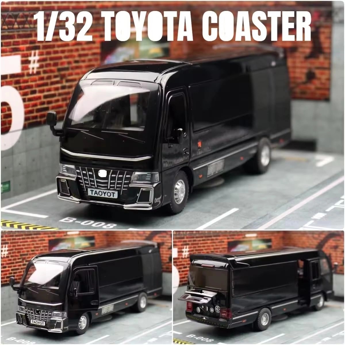 Coaster Bus - 1.32 Scale 1pcs