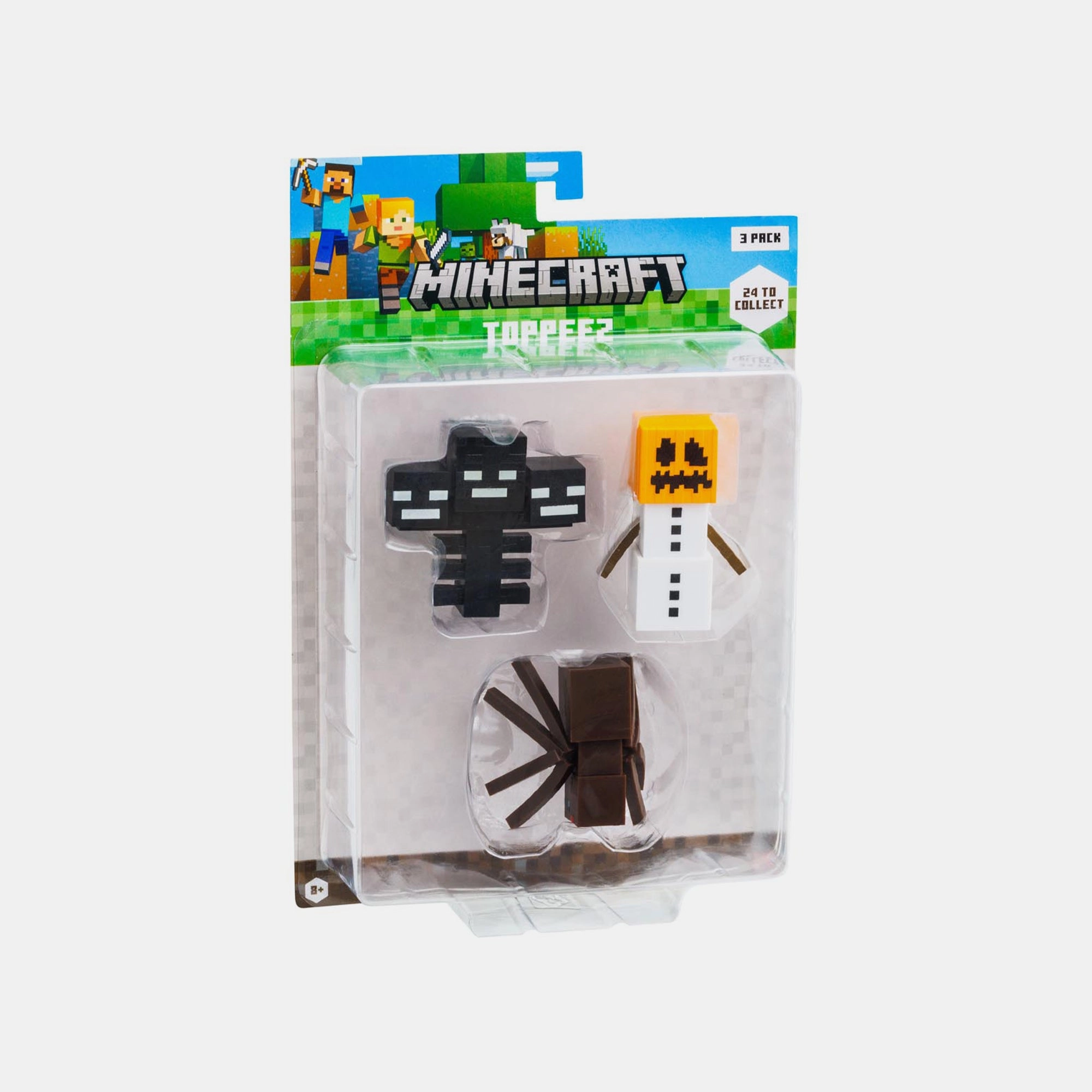 Minecraft 3D Toppeez - 8+ 3pc