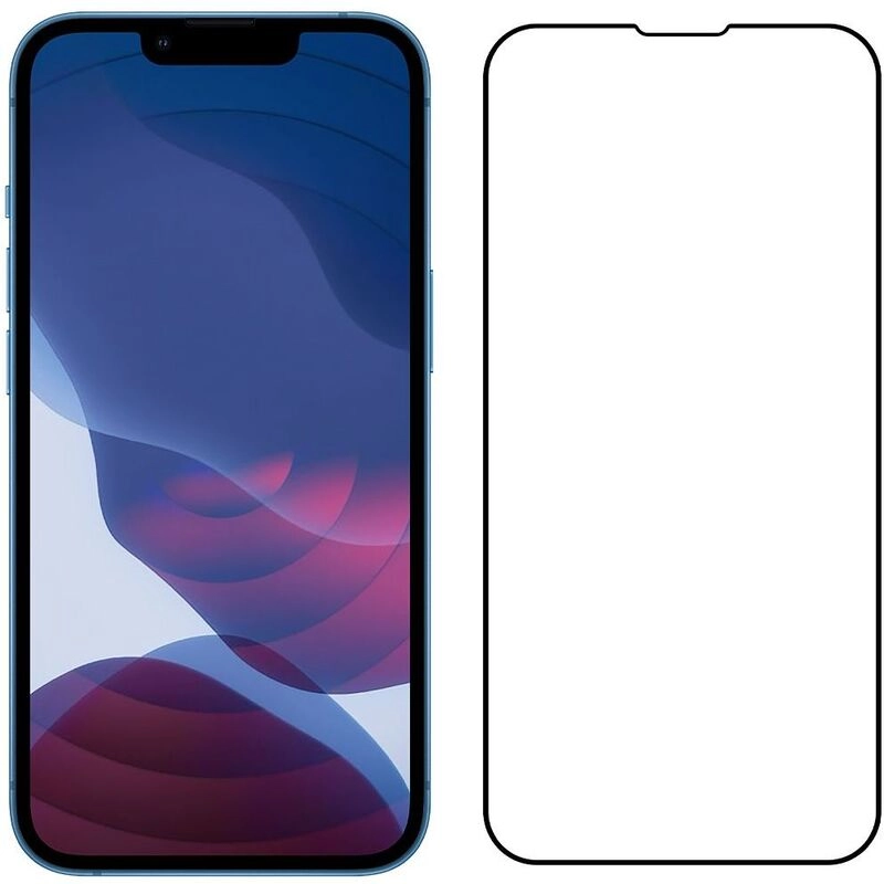 Edge-to-Edge Antibacterial Tempered Glass Screen Protector for iPhone 14 Pro 6.1"