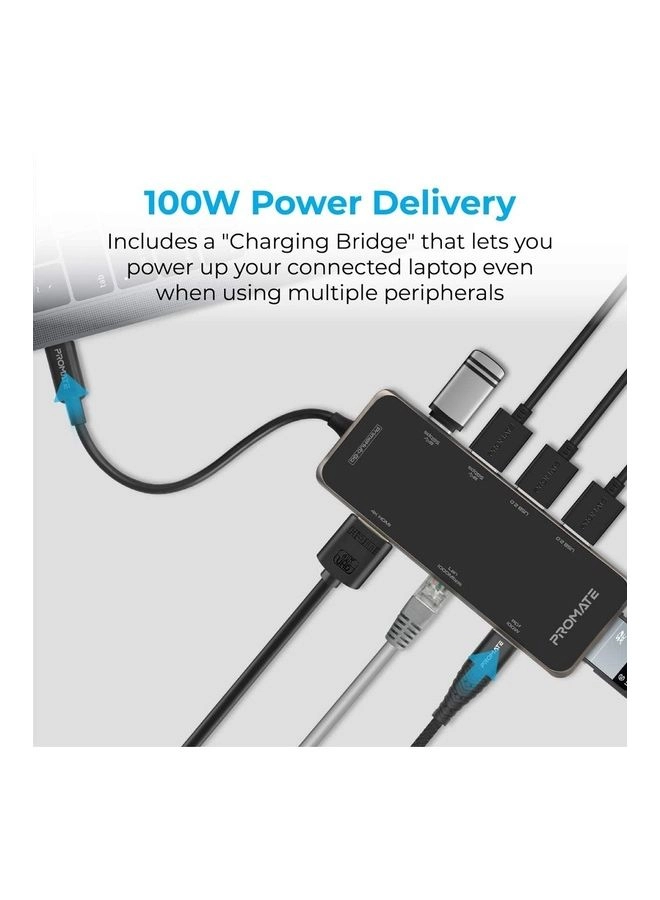 PrimeHub-Mini - 4K HDMI 100W Power Delivery 1000Mbps Ethernet