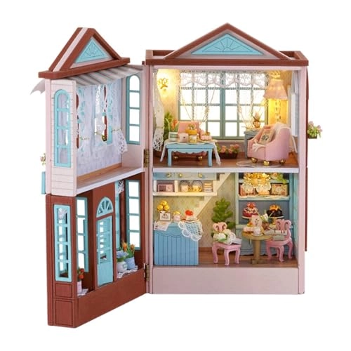 Miniature Dollhouse Kit - candy, cake and milk tea