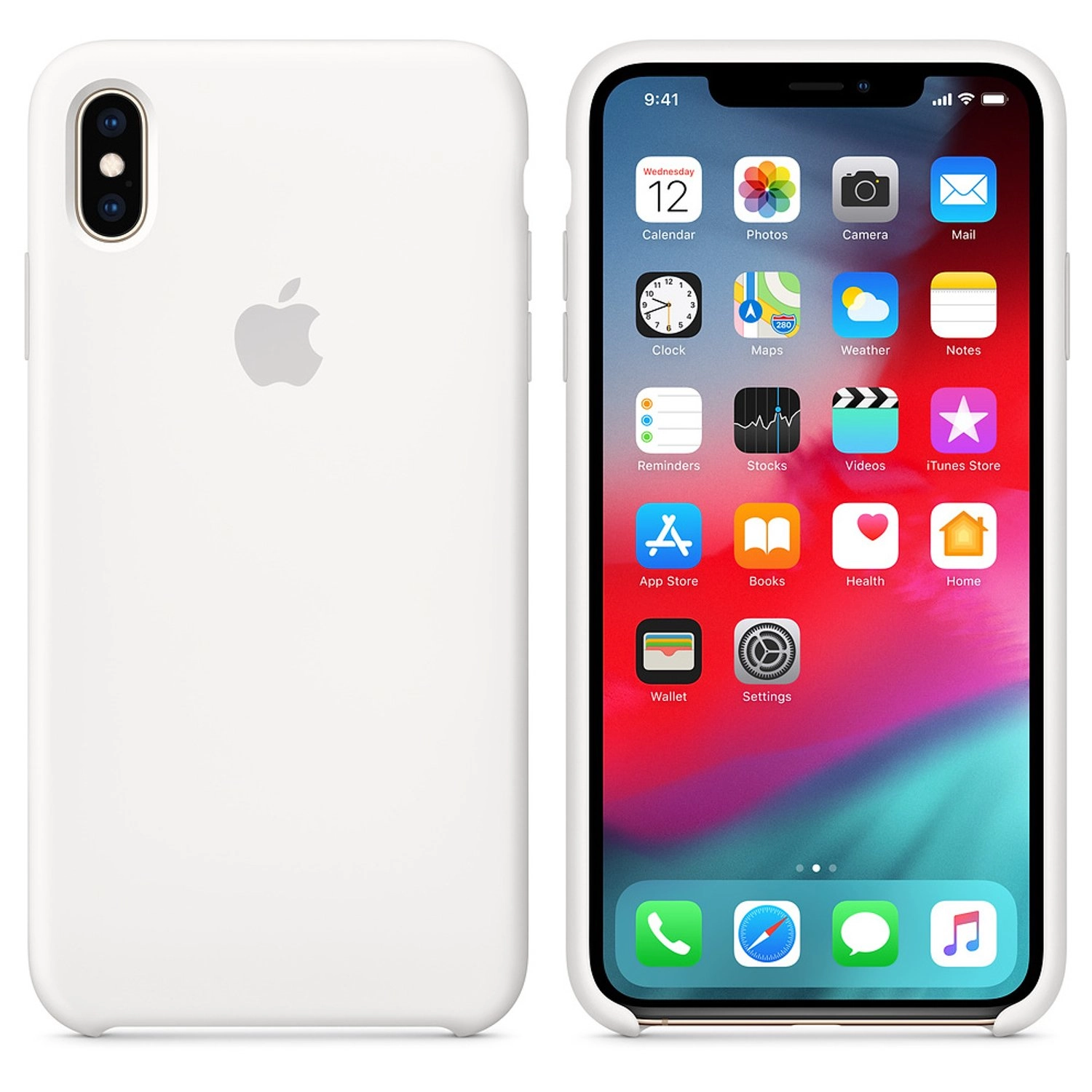Silicone Case Back Case for iPhone XS
