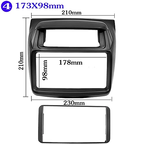 2din Radio Frame - Mitsubishi Pajero Sport Triton L200 2014