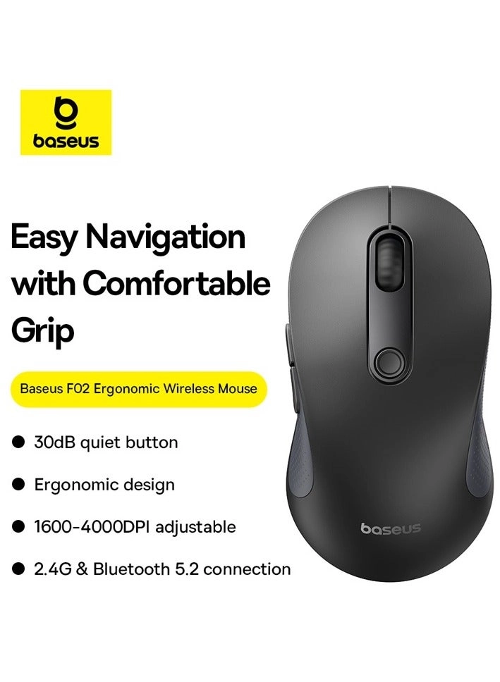 F02 Ergonomic Mouse - Wireless