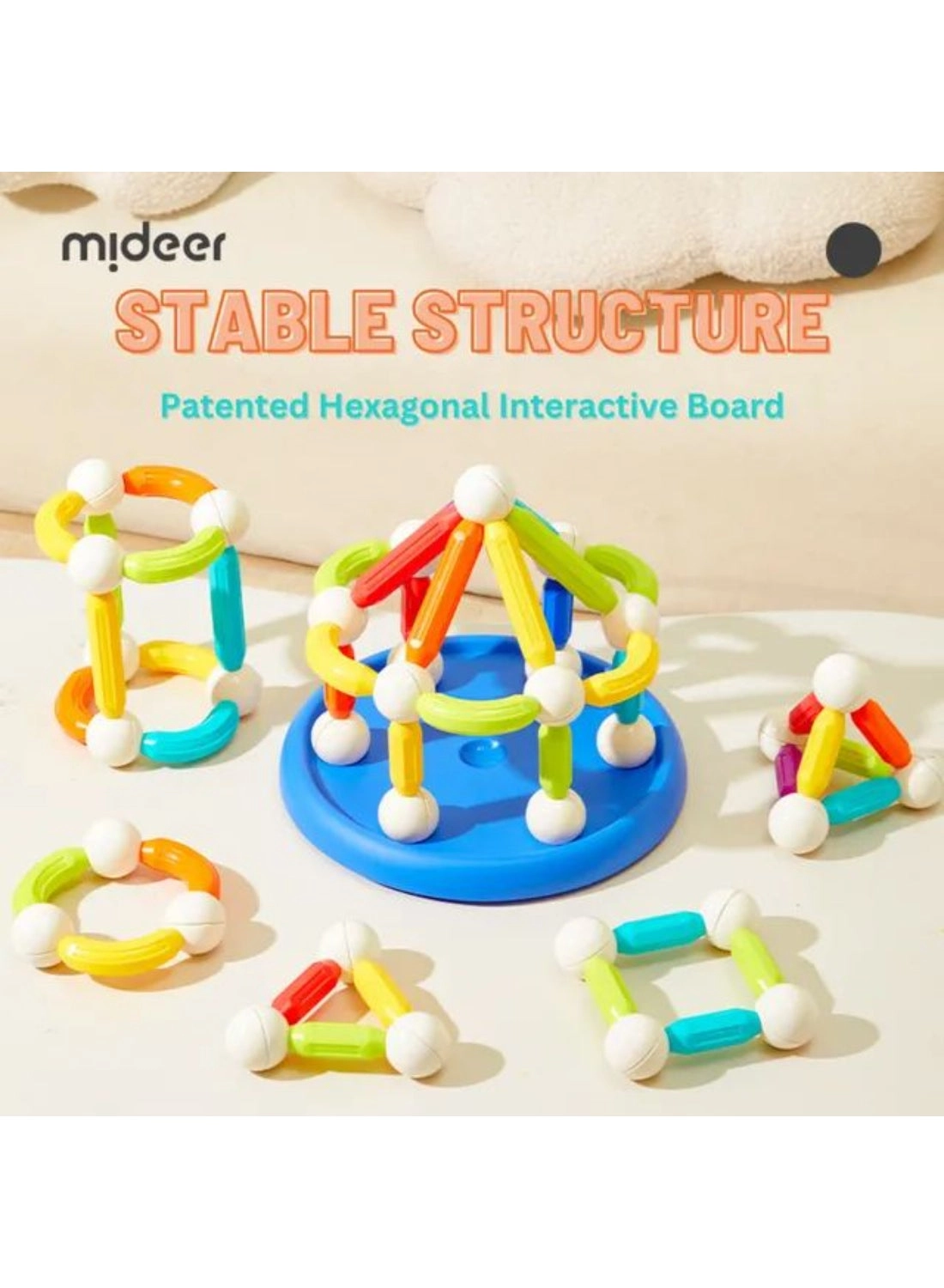 Magnetic Building Sticks - 100 pcs