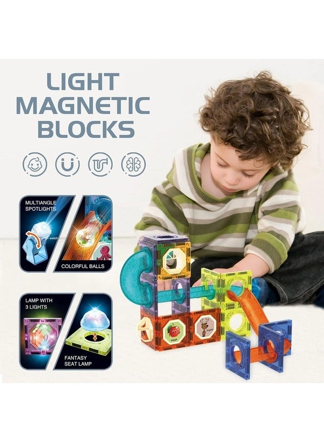 Magnetic Marble Run Set - 42pcs