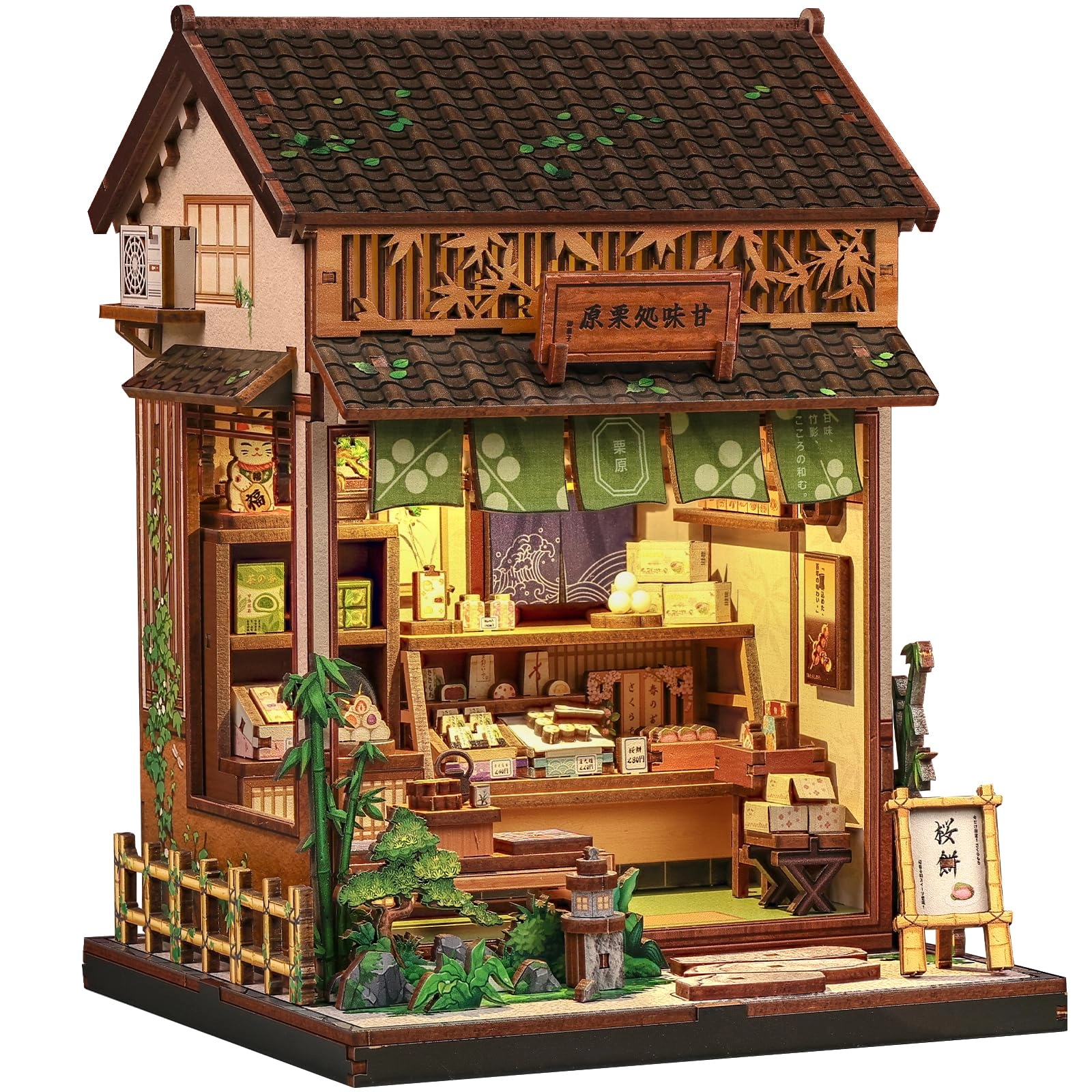 CuteBee Book Nook Dollhouse Kit - Kanmi-dokoro Kurihara