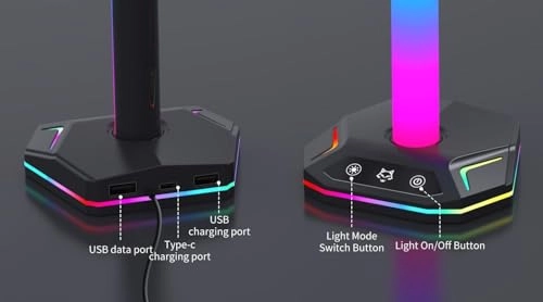 Gaming Headset and Controller Stand