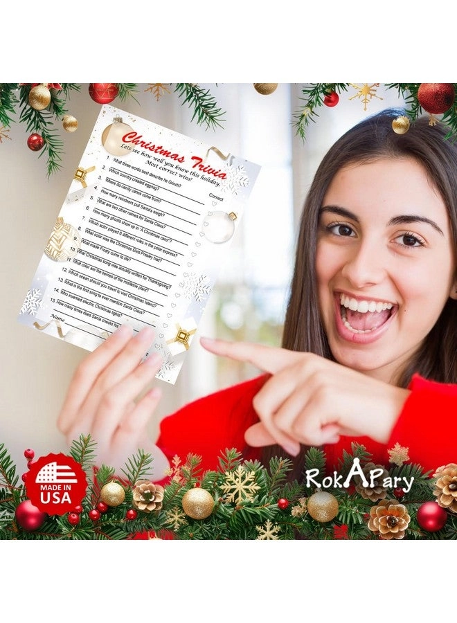 Christmas Trivia Game - 30 Cards