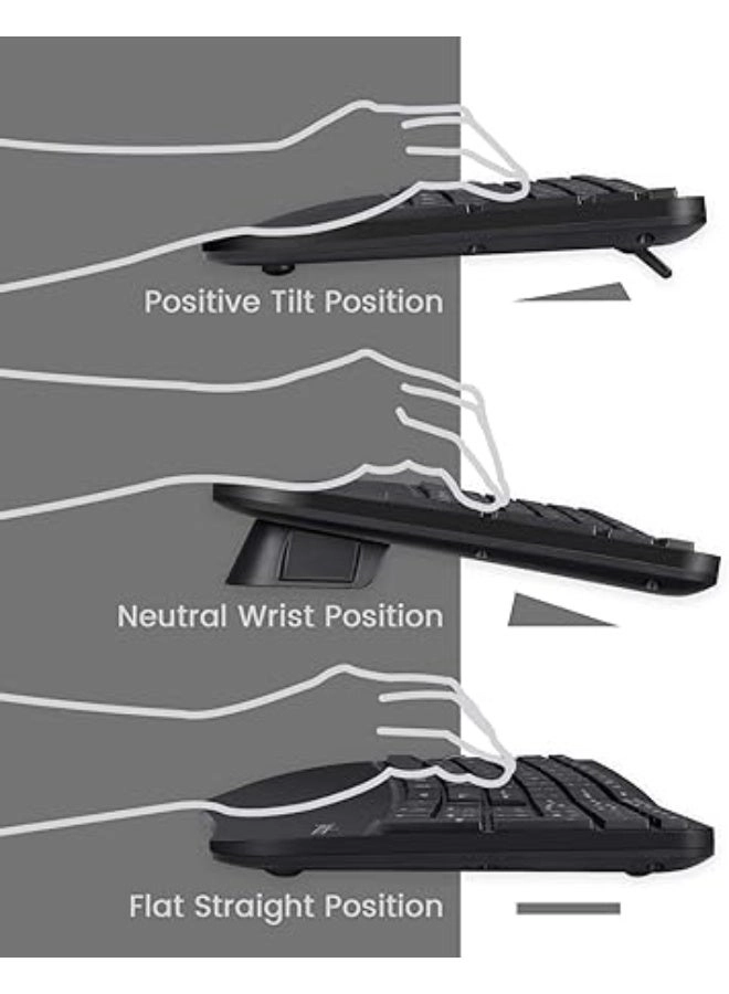 Split Keyboard + Vertical Mouse - Wireless
