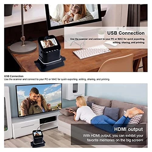 Mini All-in-1 Film & Slide Scanner - USB 2.0