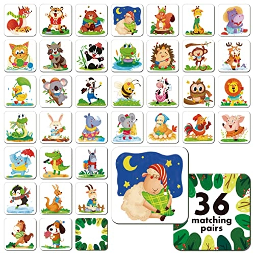 Memory Matching Game - 36 months - 6 years 72 pieces