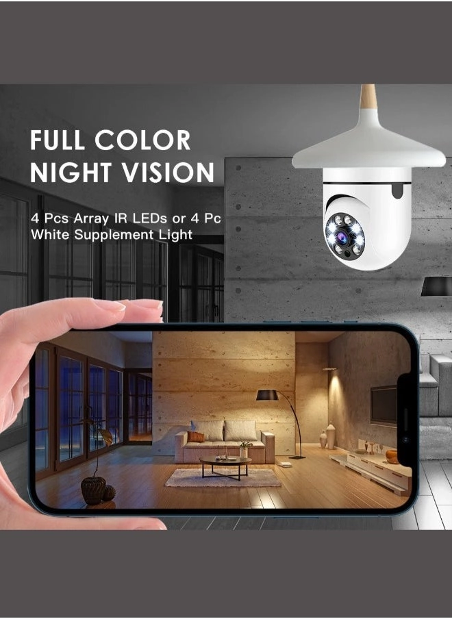 Light Bulb Security Camera 1080P