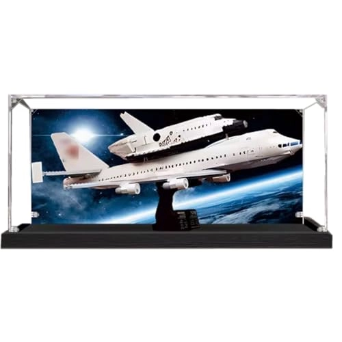 Acrylic Display Box for LEGO Space Shuttle Transportation Aircraft Models 10360 - 3mm thickness