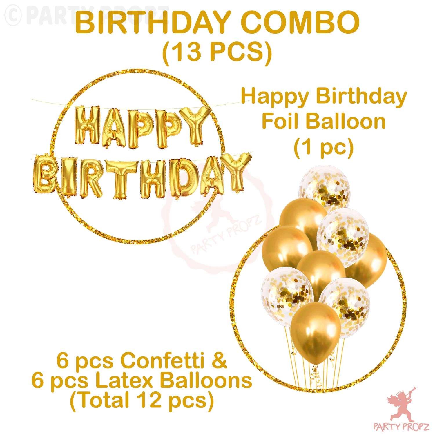 Happy Birthday Decoration Kit - 20Pcs Birthday
