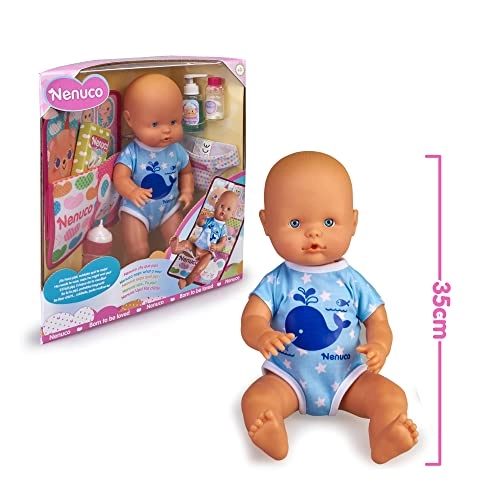 Quel Pipi Baby Doll - 35 cm Blue Ages 3+