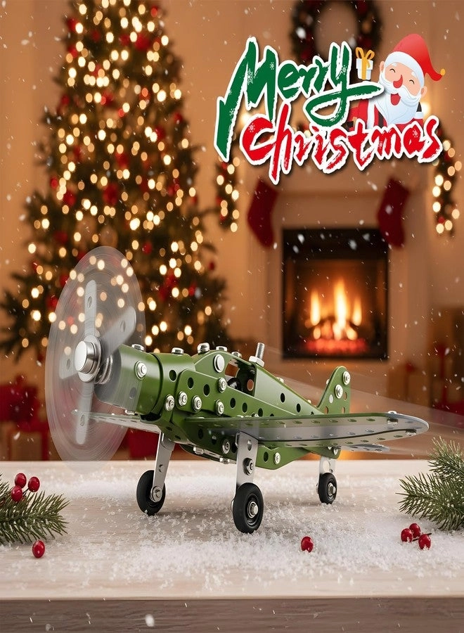Metal Model Airplane Kit - 258 pcs for ages 8+