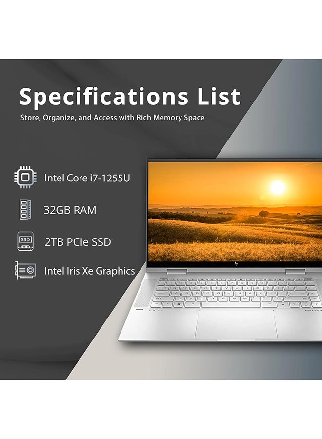 Envy X360 - 15.6'' Core i7 1255U 32GB DDR4 2000GB SSD