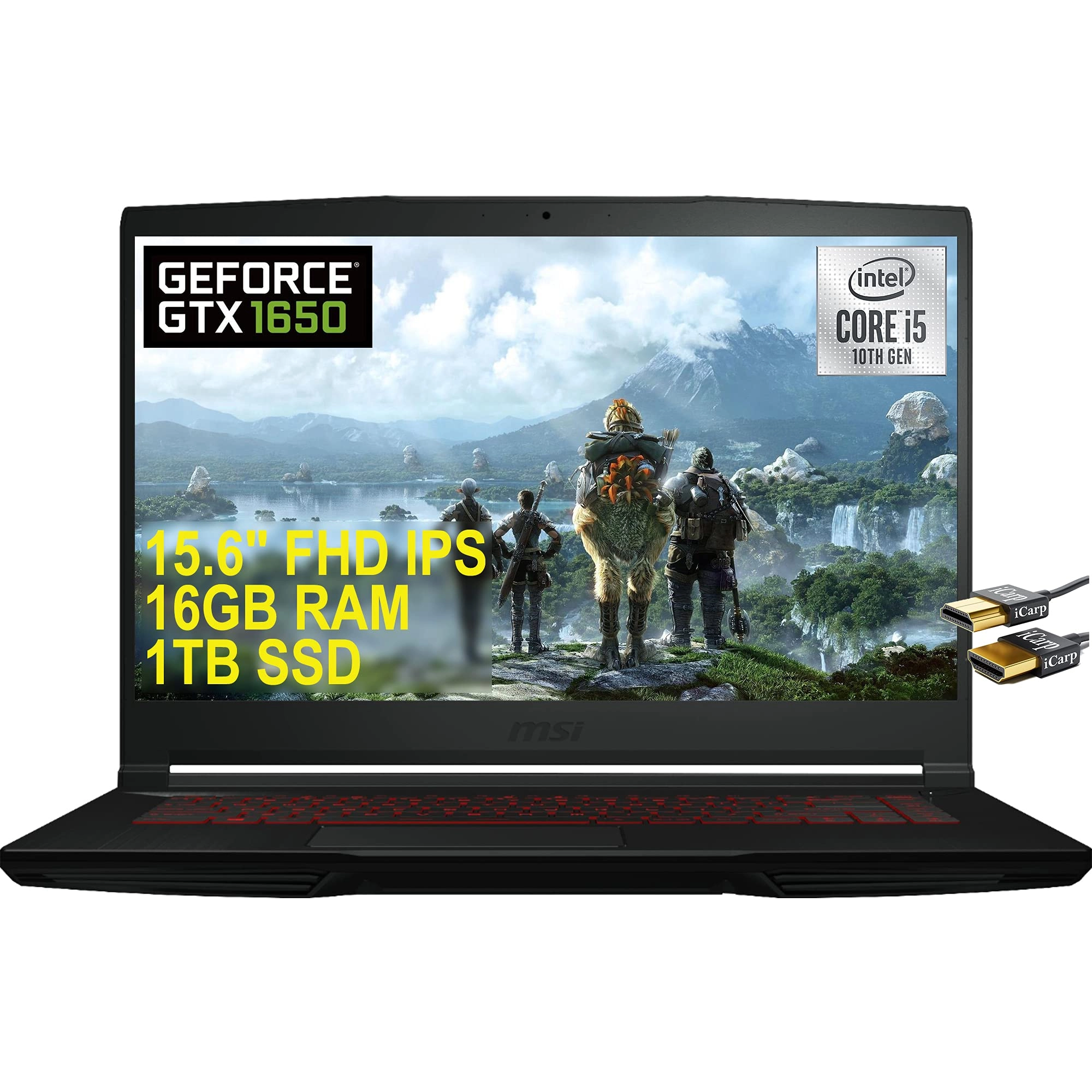 MSI GF63 Thin - 15.6'' Core i5-10300H 16GB DDR4 1TB SSD