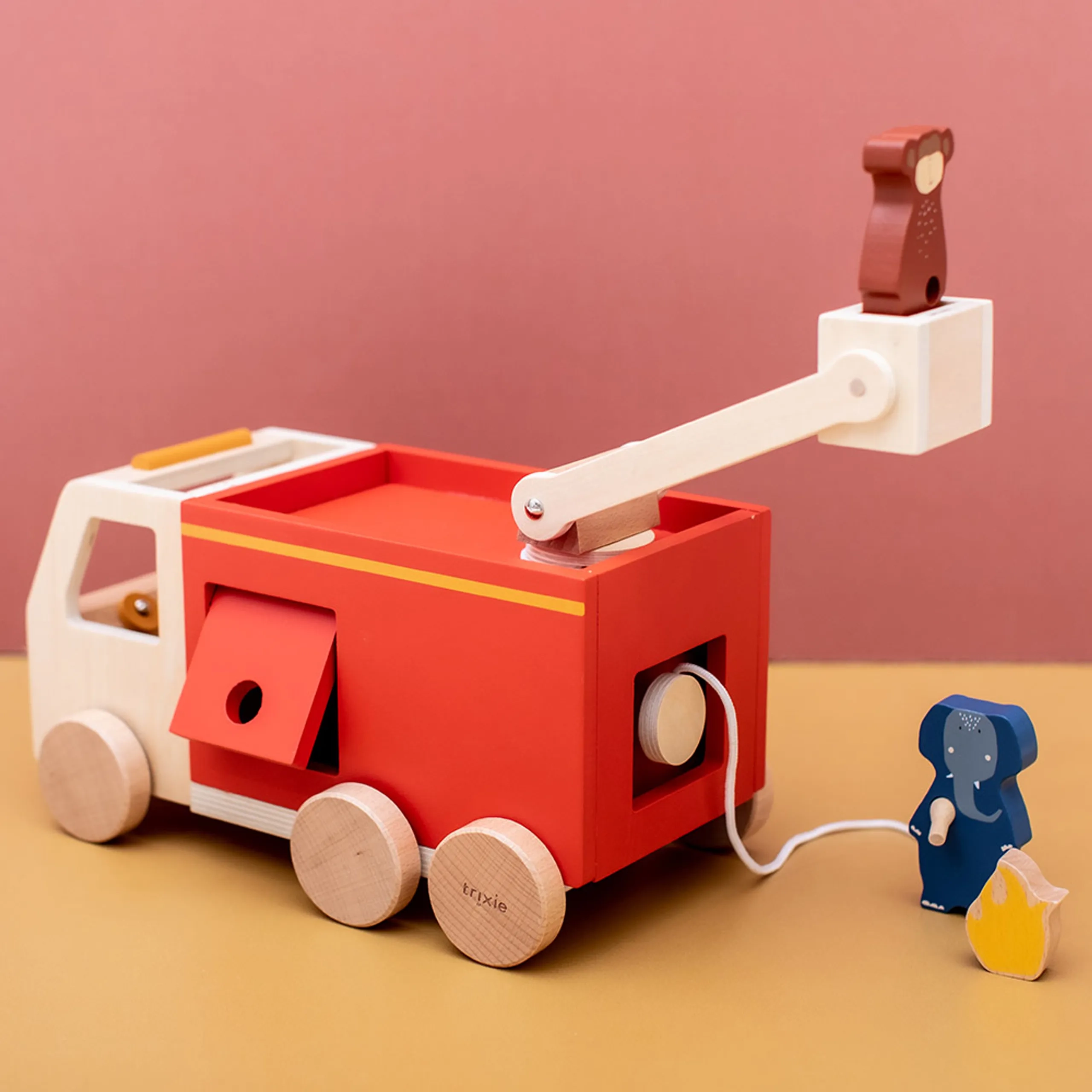 Wooden Fire Truck