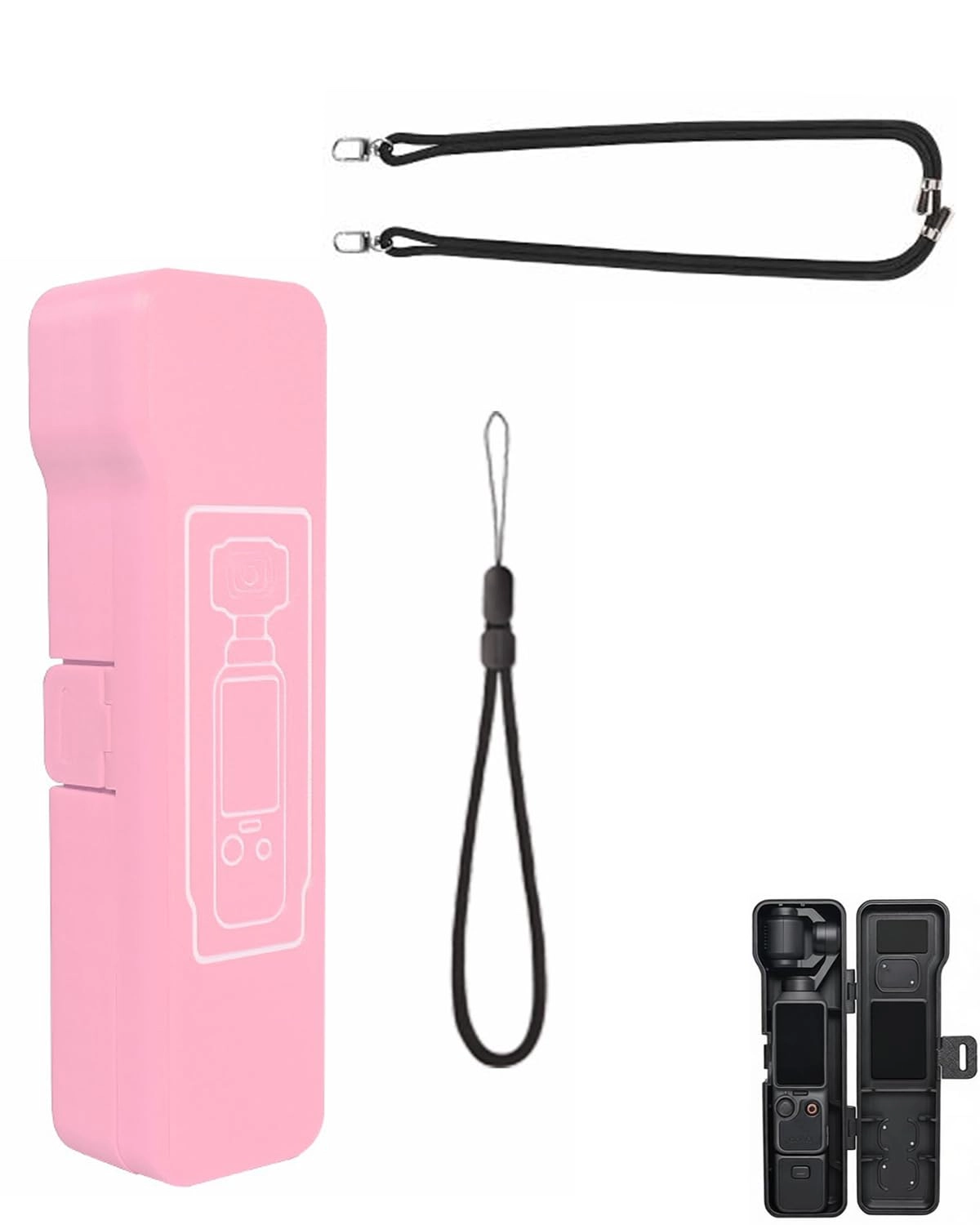 Cochanvie Magnetic Hard Storage Case - Short version 15.8×6×4cm Long version 19×6×4cm DJI Osmo Pocket 4