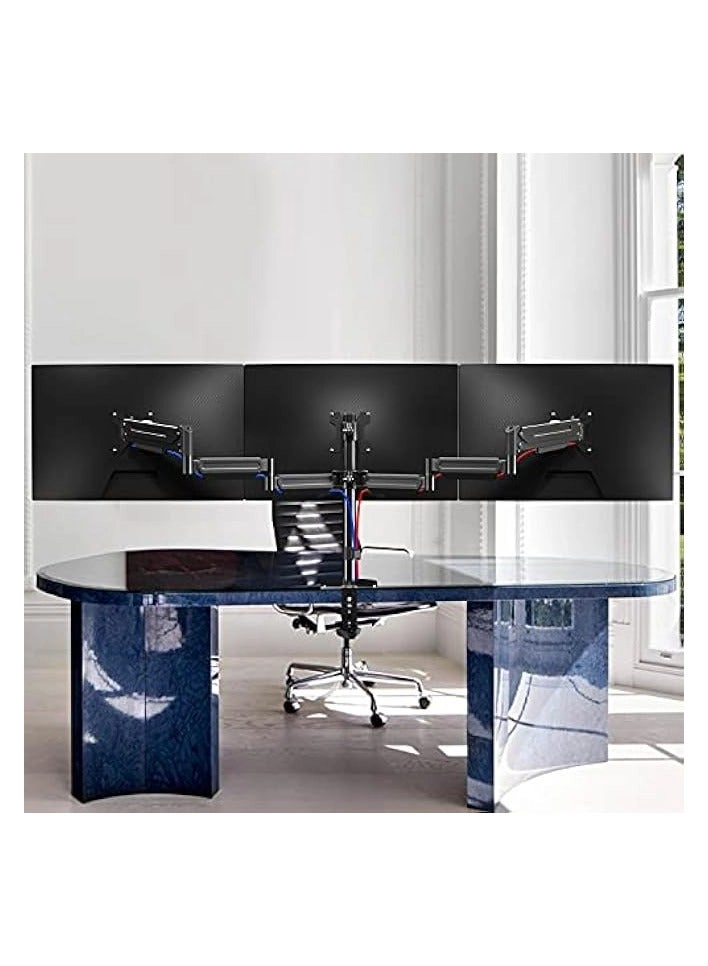 Triple Monitor Stand - Three 17-27 inch 75x75mm or 100x100mm