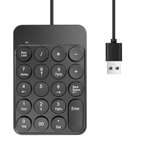 USB Numpad - 23-Key Black
