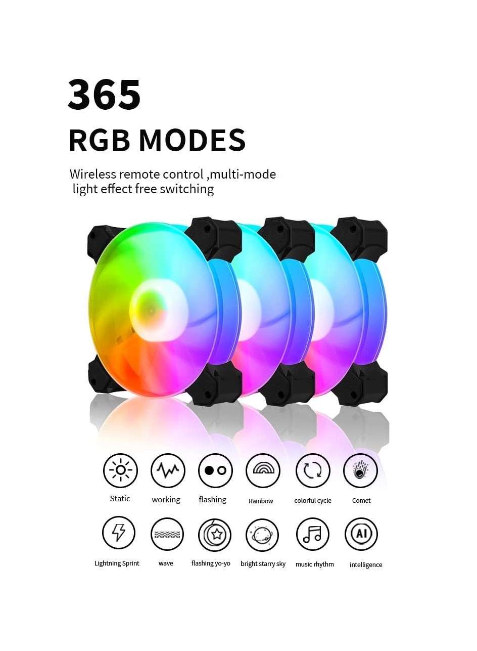 RGB Case Fan - 3PCS 120mm