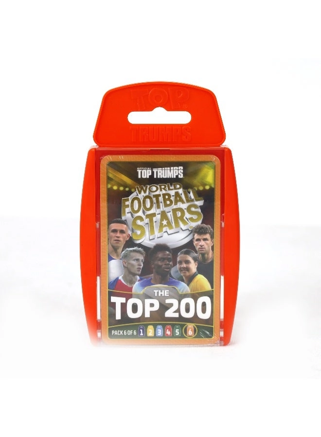 Top Trumps World Football Stars - Top 200 Gold Foiled Cards