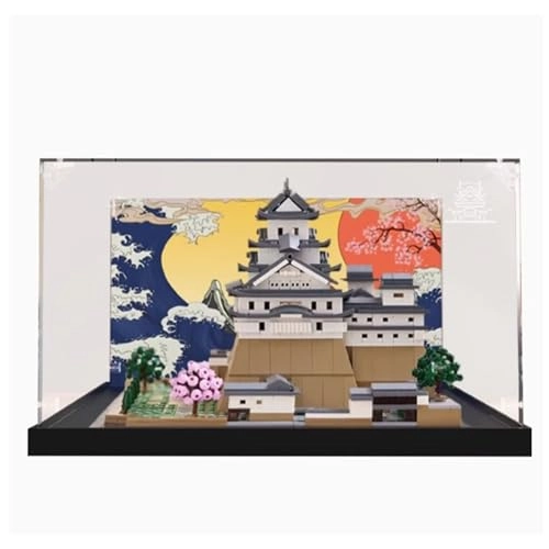 Acrylic Clear Display Case - Compatible with Lego 21060 Architecture Himeji Castle Model