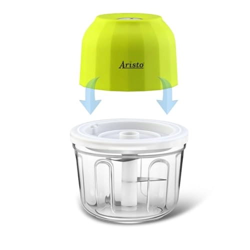 Rechargeable Wireless Electric Cordless Chopper - 350 ML 30 Watts Black