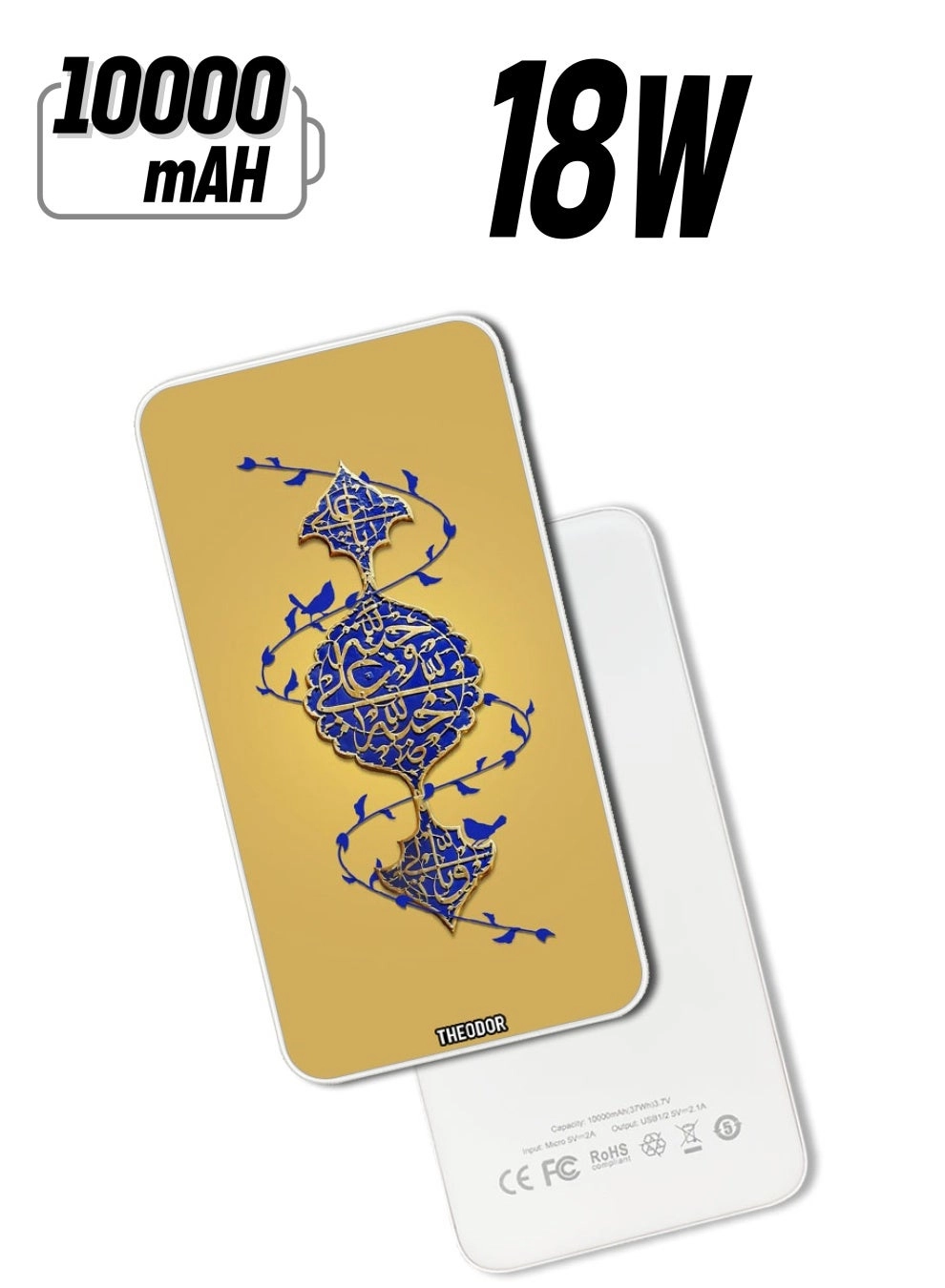 Theodor EX_PPBA490 - 10000 mAh 18W