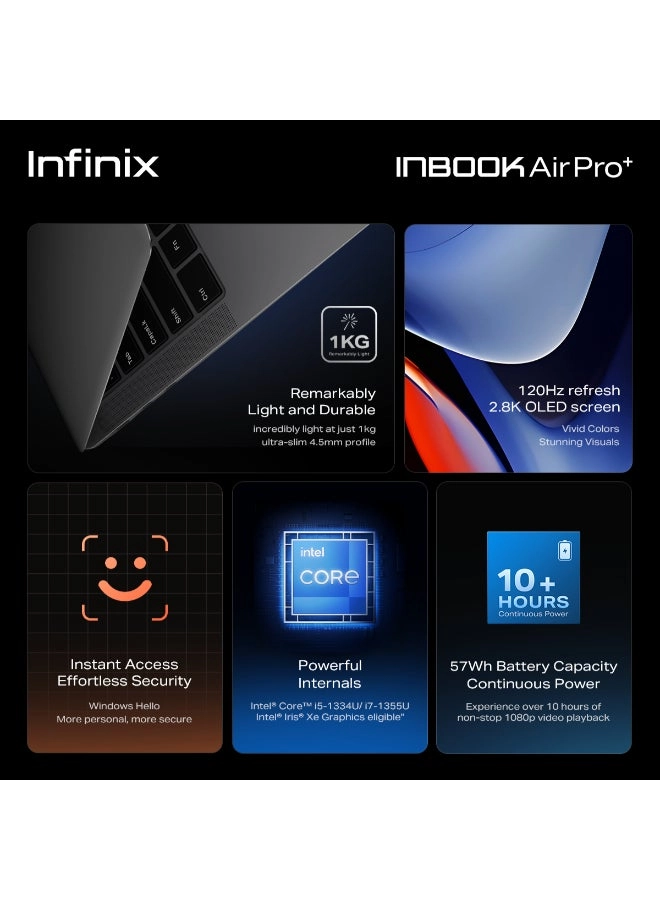 InBook AirPro+ - 14'' 512GB 8GB Core i5-1334U