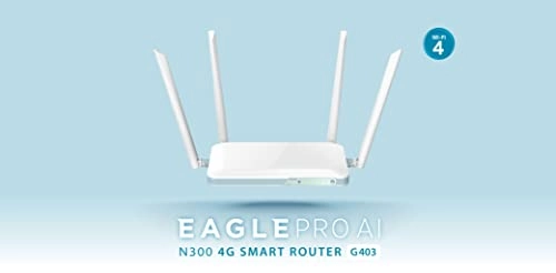 EAGLE PRO AI N300 - 4G 802.11b, 802.11g, 802.11n 150Mbps