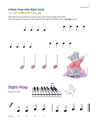 Music for Little Mozarts - Notespeller & Sight-Play Book: Written Activities and Playing Examples to Reinforce Note-Reading (Book 1)