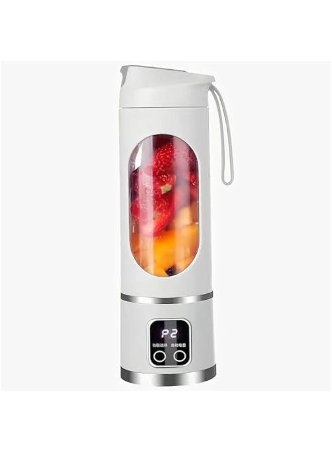 Generic Portable Blender - USB Rechargeable 12 Stainless Steel Blades Portable Handheld