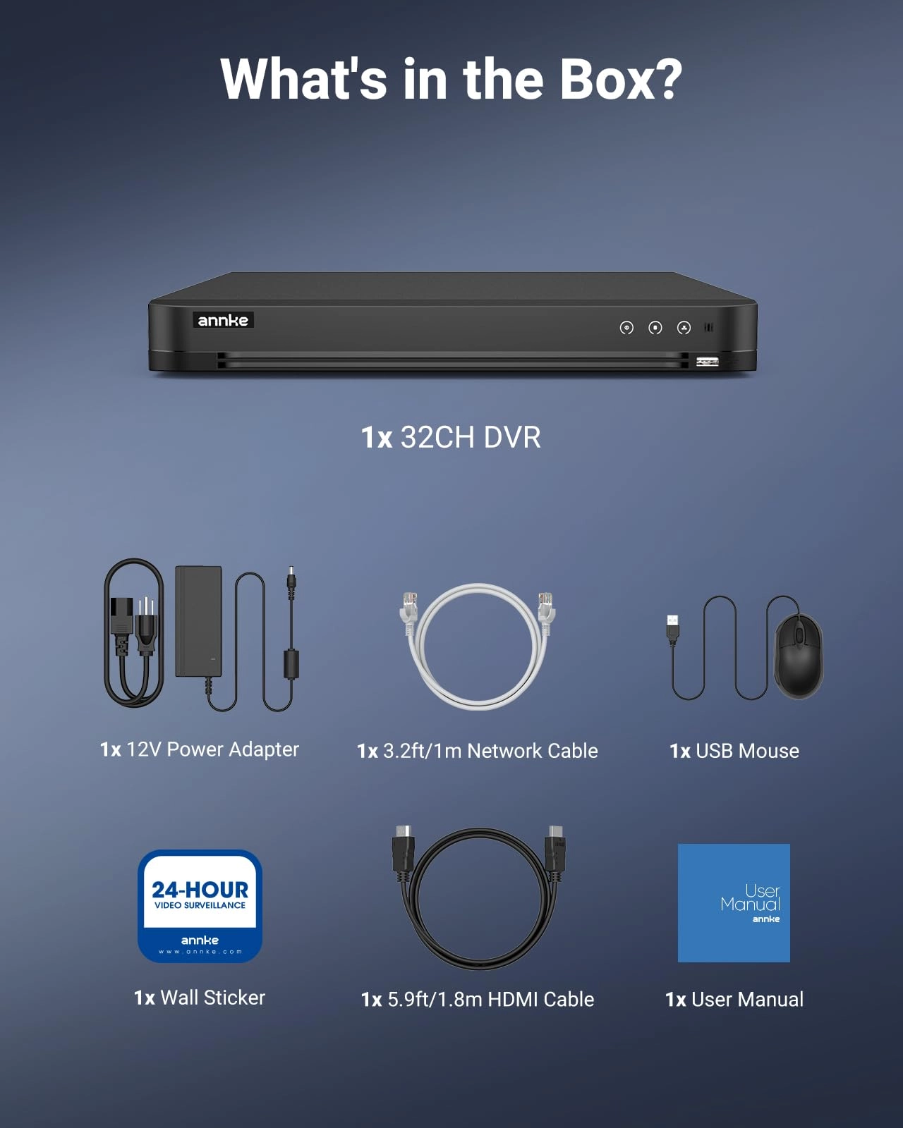 H.265 Pro+ 3K Lite Digital Video Recorder - 20TB 32CH