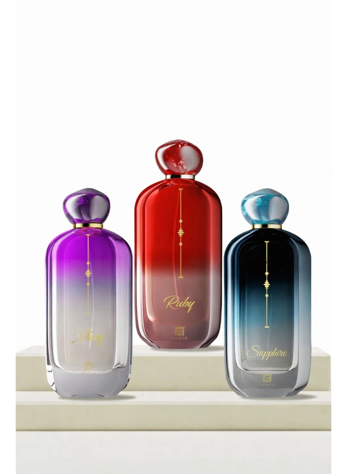 Ahmed Al Maghribi XTASY + SAPPHIRE + RUBY - Eau de Parfum 100 ml