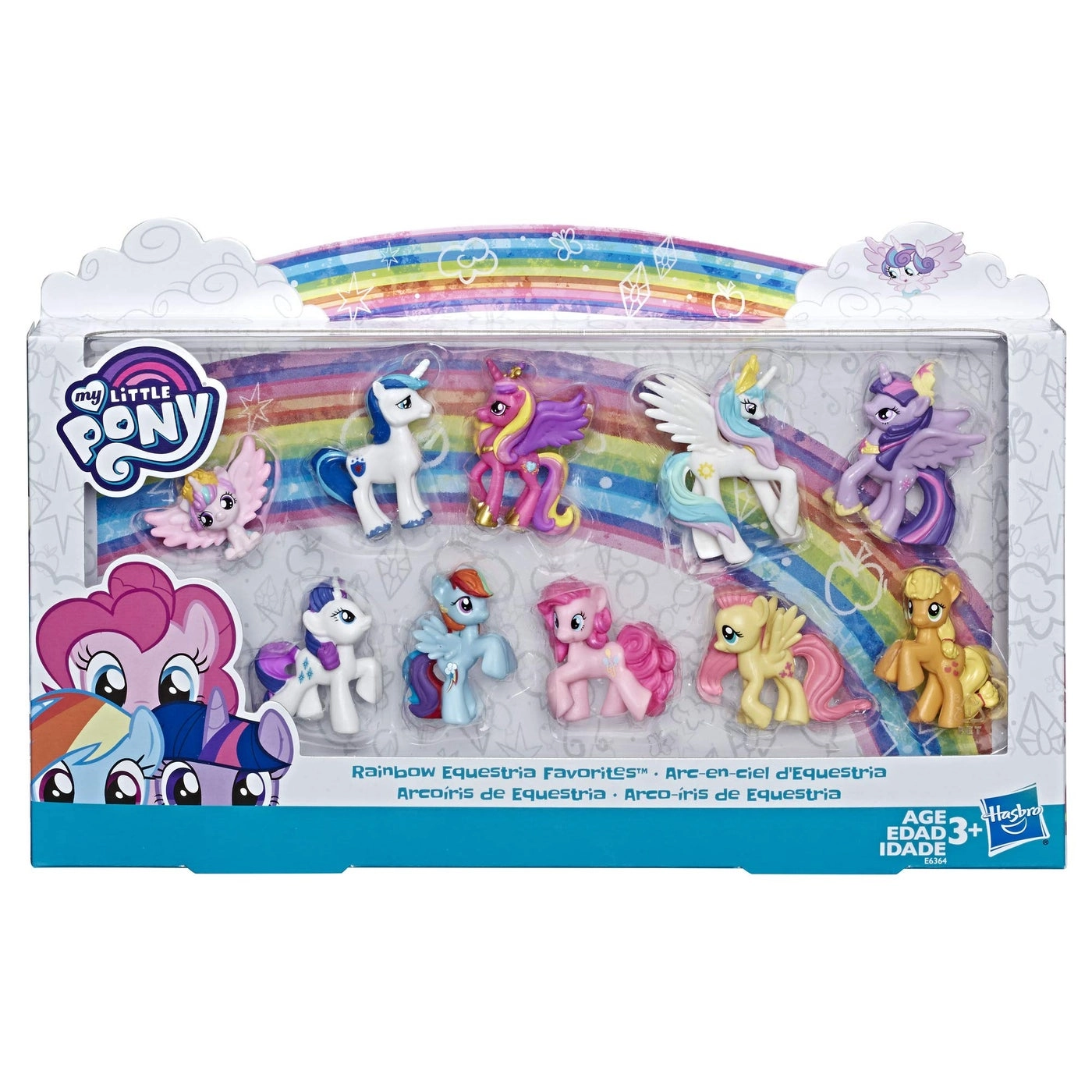 Rainbow Equestria Favorites - 3 Years 10 pcs