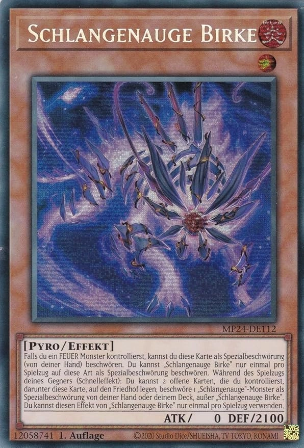 MZTCG Yugioh Snake Eye Birch MP24-DE112 - German