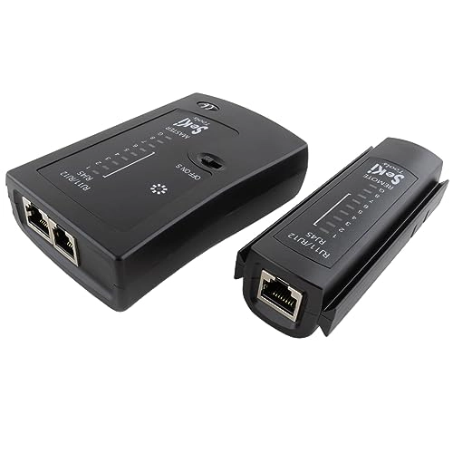 Network Tester - RJ11 RJ12 RJ45 continuity short circuit wire reversal