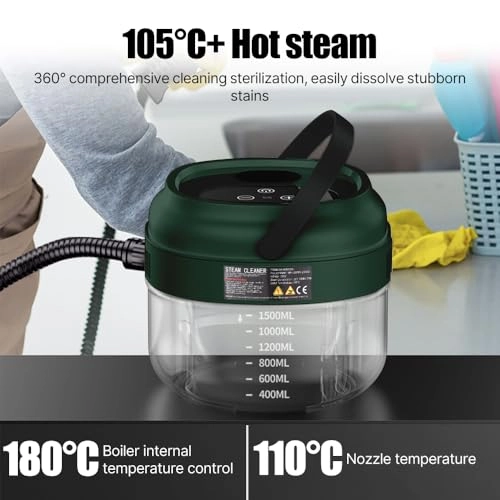 Handheld Multi-surface Steam Cleaner - 3-5bar 1500ml