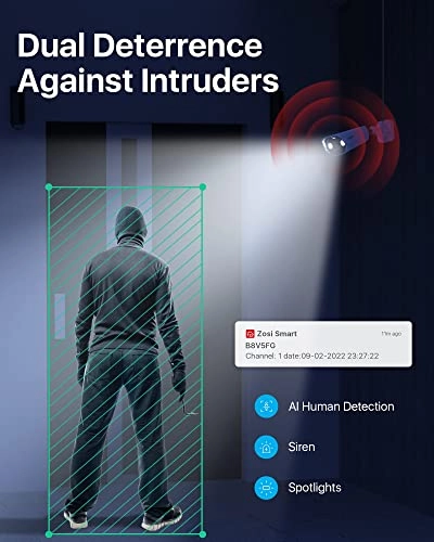 PoE Security Camera System - 8 channels