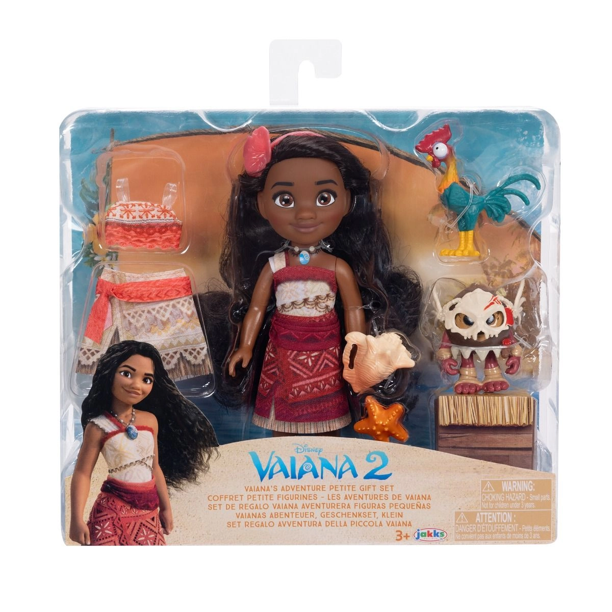 Moana - 15.24 cm + Maui - 20.32 cm Ages 3+