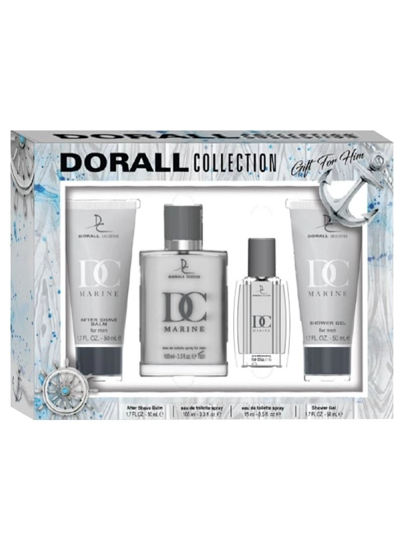 Dorall Collection Eau de Toilette + Shower Gel + After Shave - Eau De Toilette 4Pcs